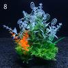 Artificial Aquarium Decor Plants Water Plastic Ornament Aquatic Plant Fish Tank Grass Decoration Accessories 14cm 12 Kinds
