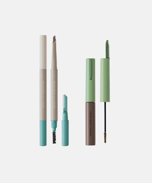 [Brow Pencil + Mascara] Tough Brow Sculpture & Finisher Charcoal