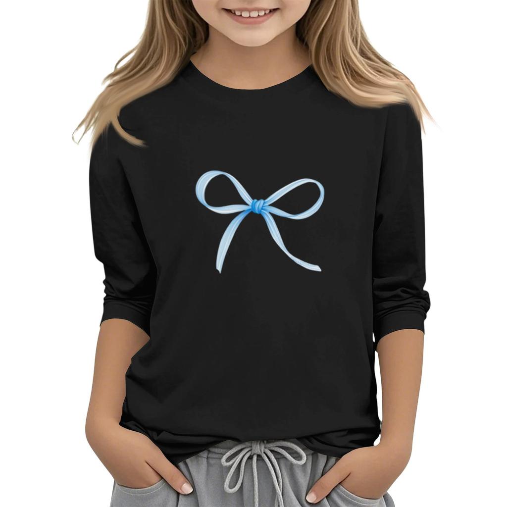 Top Infantil de Manga 3/4 com Gola O Casual Diário Estampado