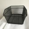 Bike Basket Large Capacity Water Resistant High Load Bearing Sturdy Metal Rear Bike Basket