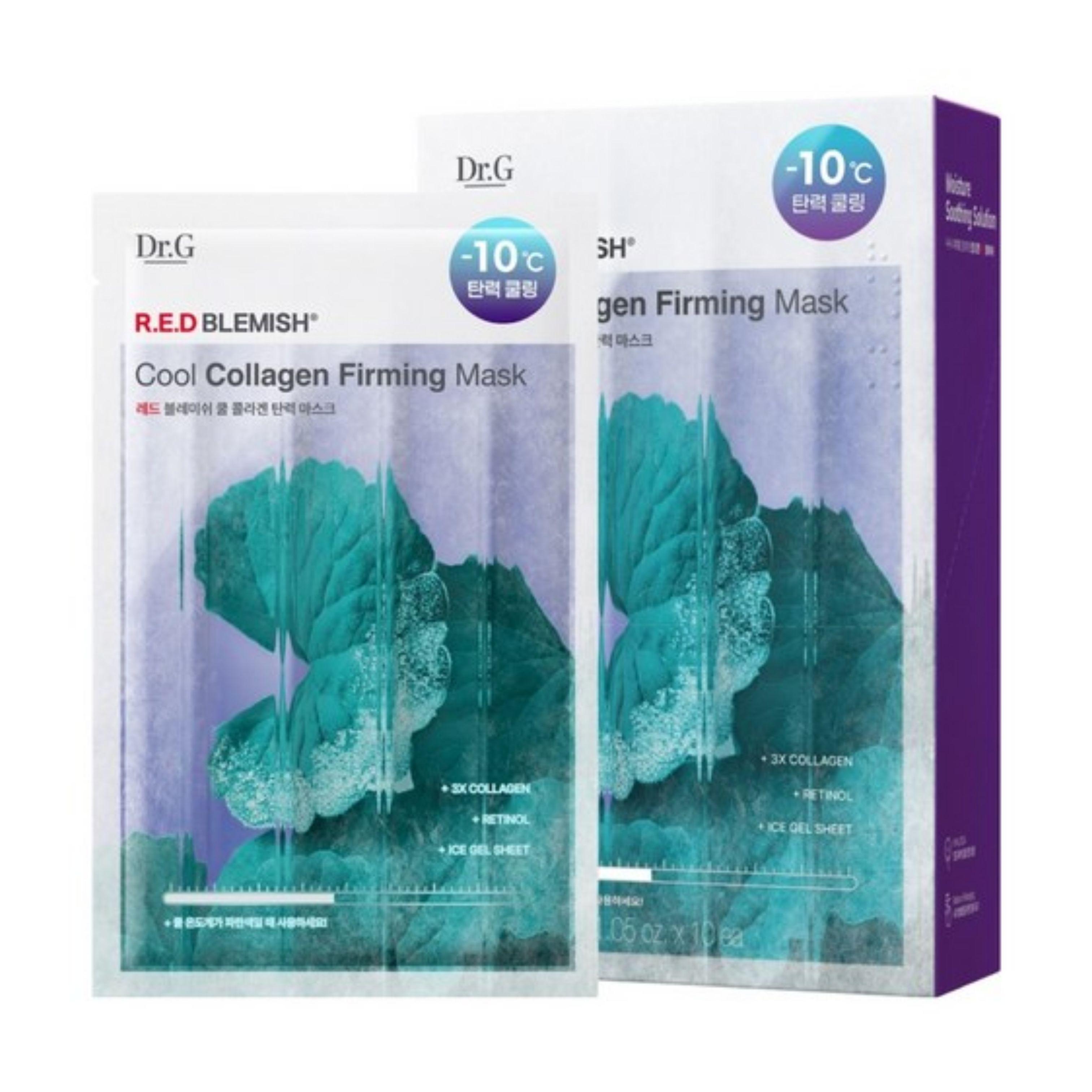Dr.G Red Blemish Cool Collagen Firming Mask 30g x 10 Sheets