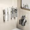Functional Toothbrush Holder Suction Cup Easy Install Toothbrush Rack Organizers For Renters And Students Seeking Order