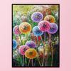 11CT Full Cross Stitch Colorful Dandelion Counted DIY Embroidery Kits Handmade Cotton Thread Needlework Wall Art Crafts Home Dec