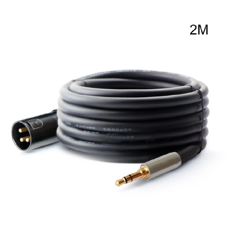 

3.5mm Male Microphone Adapter to 3-pin XLR Male Cable