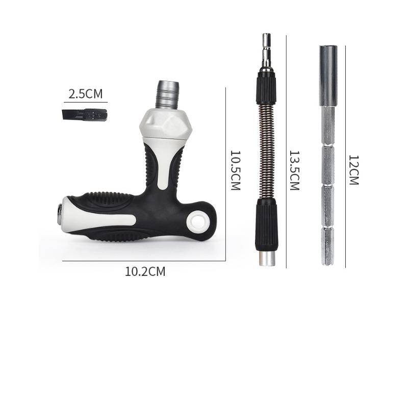 38-in-1 Multifunction Ratchet Screwdriver Set Socket Screwdriver Home Motorcycle Machine Repair Hand Tools Kit