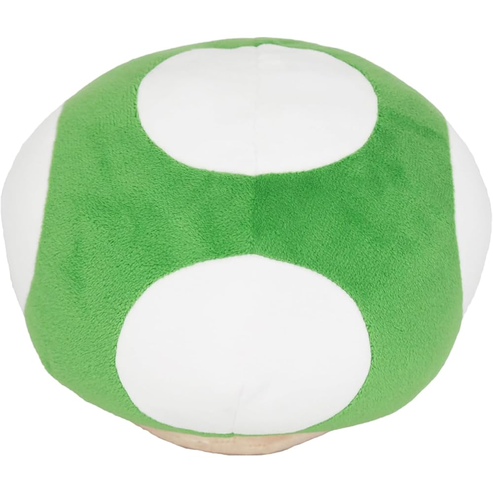 Sanei Boeki Super Mario All Star Collection 1UP Mushroom Plush Toy 18.5x16.5x15.5cm