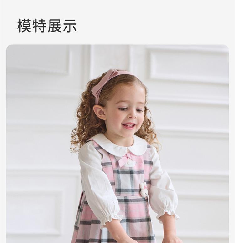 Davidella Children's Plaid Dress