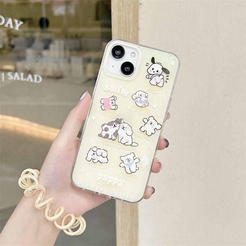

Cartoon Cute Yellow Puppy iPhone 15 Pro Max/14/13/12/11 Phone Case iPhone 14 Pro
