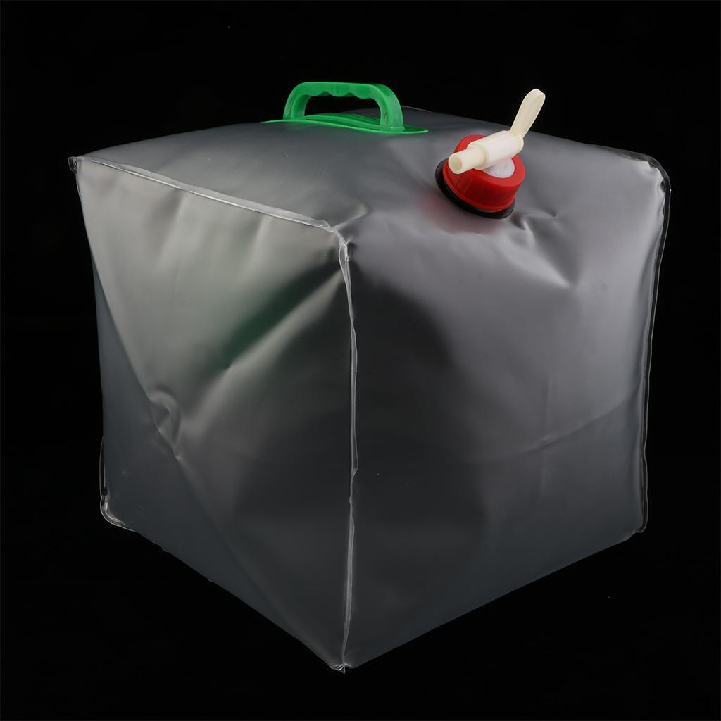 Water Carrier, 5 Gallon/20L Portable Bag, Collapsible Container Outdoor Camping