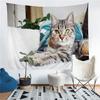 Lazy Cat Printed Living Room Decoration Wall Hanging Tapestry Yoga Mat Rug Home Decor Art