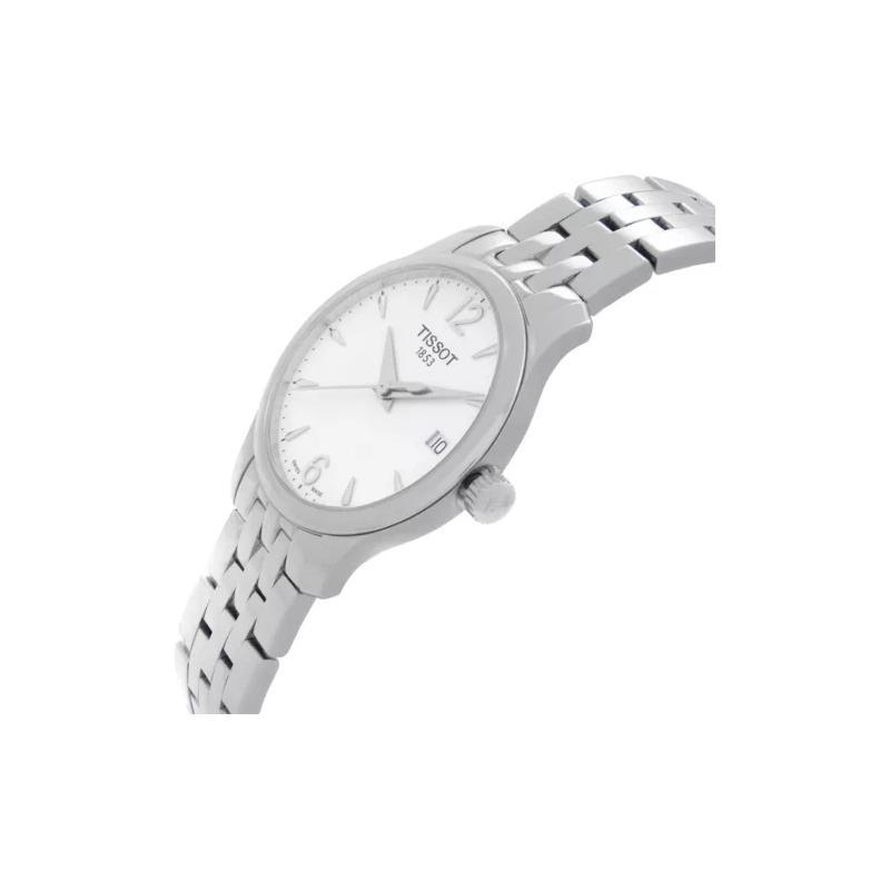 TISSOT Junya Collection Quartz Movement Women's Watch 33mm White Dial Stainless Steel Case T063.210.11.037.00