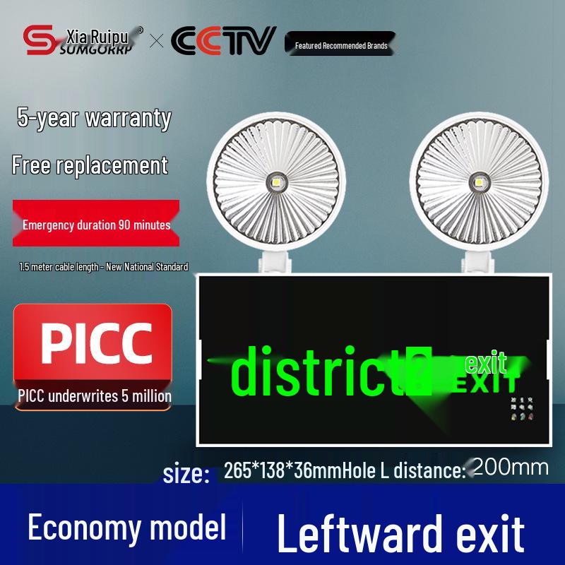 Multifunctional Super Bright Emergency Exit Light & Sign