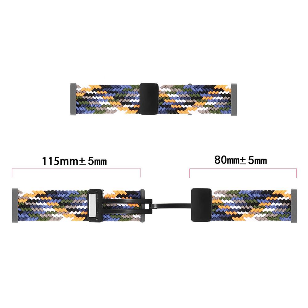 For Xiaomi Smart Band 9 Pro/Band 8 Pro/Redmi Watch 4 Nylon Braided Band Magnetic Buckle Watch Strap