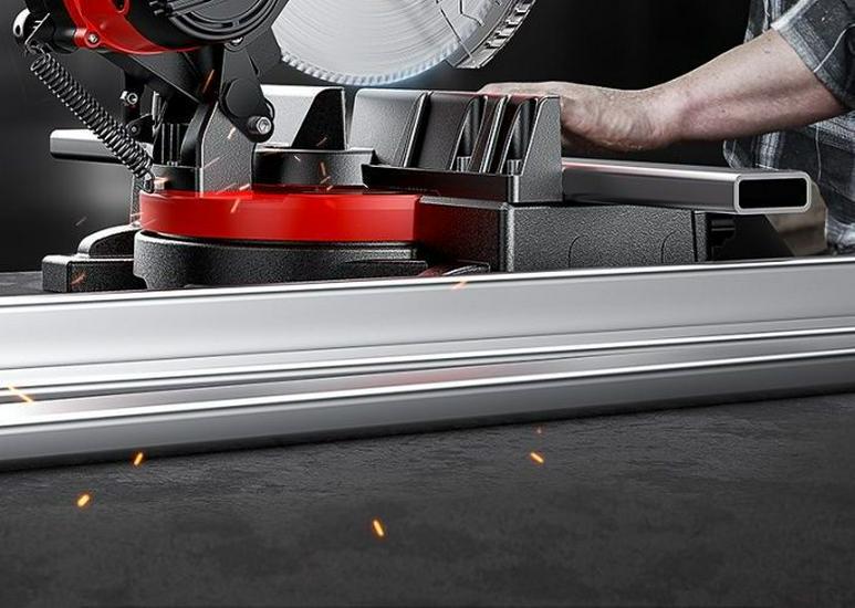High-Precision 10" Aluminum Cutting Machine & 12" 45° Miter Saw for Wood Corners