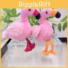 Adorable Flamingo Plush Toy Keychain Soft Fluffy Doll For Kids And Collectors