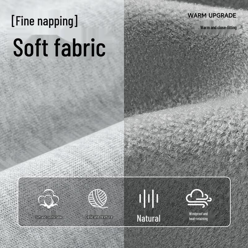 Fingercroxx IT Men's Fleece-Lined Stand-Collar Half-Zip Sweatshirt