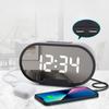 New LED Mirror Alarm Clock Simple Large Screen Digital Clock Student Wake Up Artifact Desktop Electronic Clock