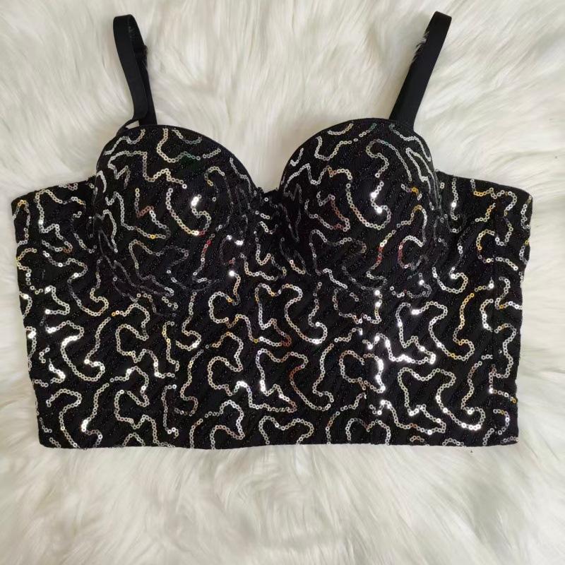 

Sexy babes fishbone corset versatile outer wear tube top suspenders comfortable gathering corset style 34