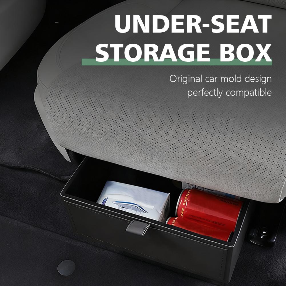 For Li Lixiang L9 L8 Car Second Row Under Seat Storage Bag Styling Decoration Interior Box Glove Accessories P3N4