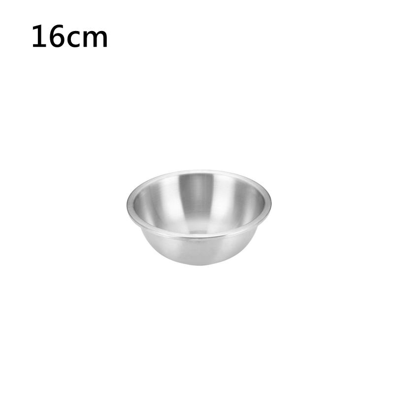 Set boluri de salată din oțel inoxidabil 304 de capacitate mare de 16-32 cm, bol pentru amestecare, pentru prepararea de bucătărie, recipient pentru depozitarea legumelor