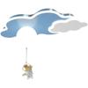 Cloud Children Lamp Bedroom Lamp Boy Girl Creative Balloon Ceiling Lamp Eye Protection Astronaut Room Lamp Airplane Outer Space
