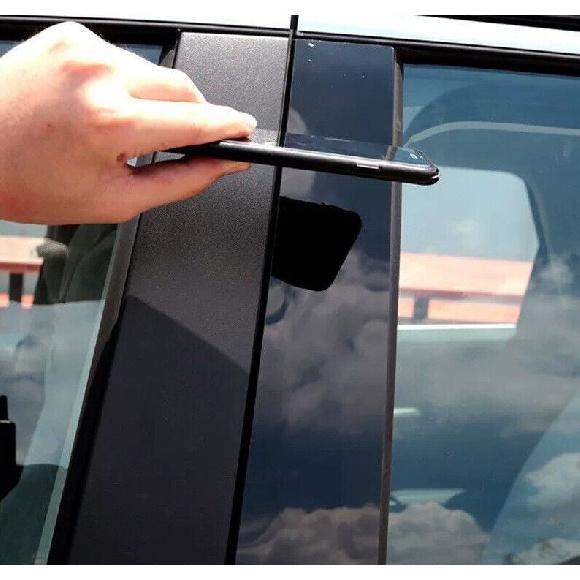 Black Glossy Window Center B Pillar Cover For Lexus NX 200t 300 300h 2015-2021