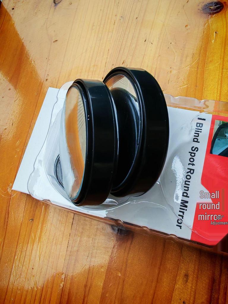 360° Rotating Adhesive Rearview Blind Spot Mirrors (Set of 2) for Enhanced Car Field of View