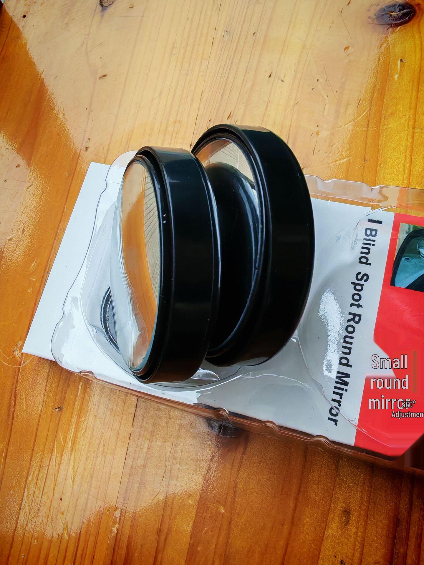 

360° Rotating Adhesive Rearview Blind Spot Mirrors (Set of 2) for Enhanced Car Field of View