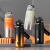 710ml High Quality Stainless Steel 316 Sport Vacuum Flask With Straw Portable Gym Fitness Outdoor Cycling Climb Thermal Bottle