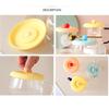 Cup Cover Non-Toxic Silicone Round Universal Water Cup Lid Anti-Dust Coffee Mug Sealed Cap With Spoon Holder Heat-Resistant Lid