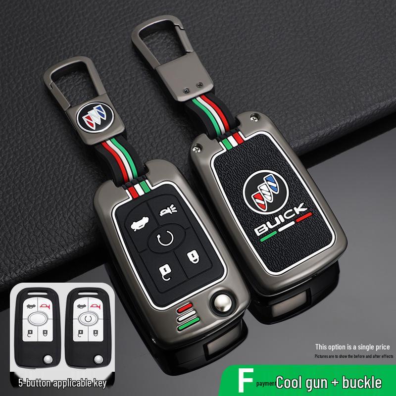 Buick Excelle Key Cover for 2015, 2008, 2011, 2013 Models - Remote Control Key Case