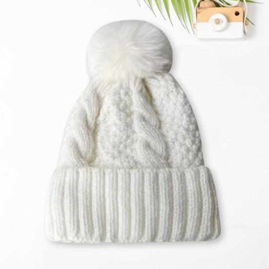 

Унисекс зимняя шапка Yousheng, вязаная толстая однотонная эластичная шапка с помпоном, защита ушей, ветрозащитная, теплая для холодной погоды, головной убор