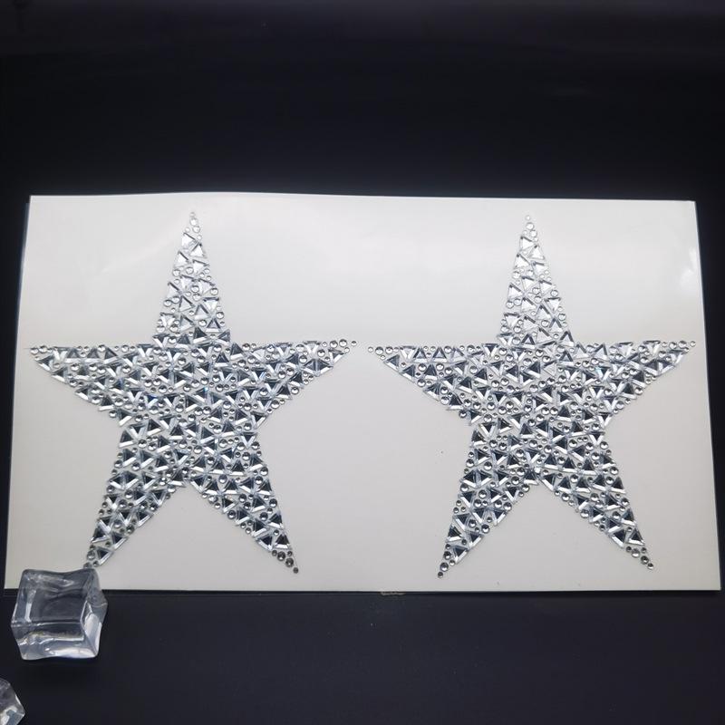High-Quality Rhinestone Tattoo Stickers for Face and Nipple 