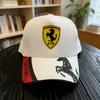 Fashion Embroidery Sports Casual Hat Men's and Women's Outdoor Sun Hats For Ferrari SJ F430 Stradale Roma 488 Portofino F8 Roma