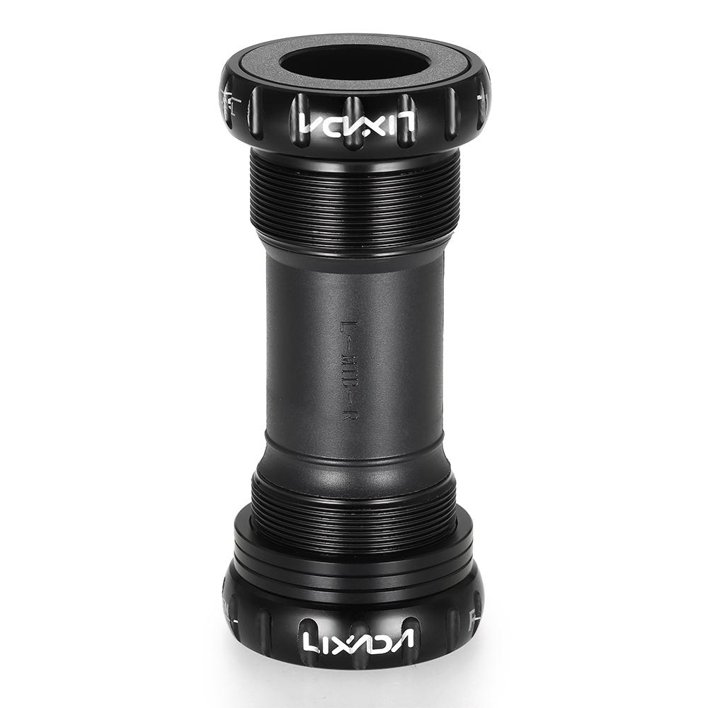 Lixada MTB Mountain Bike Bicycle Cycling Thread Type Bottom Bracket Aluminum Alloy 68mm/73mm BB Crank