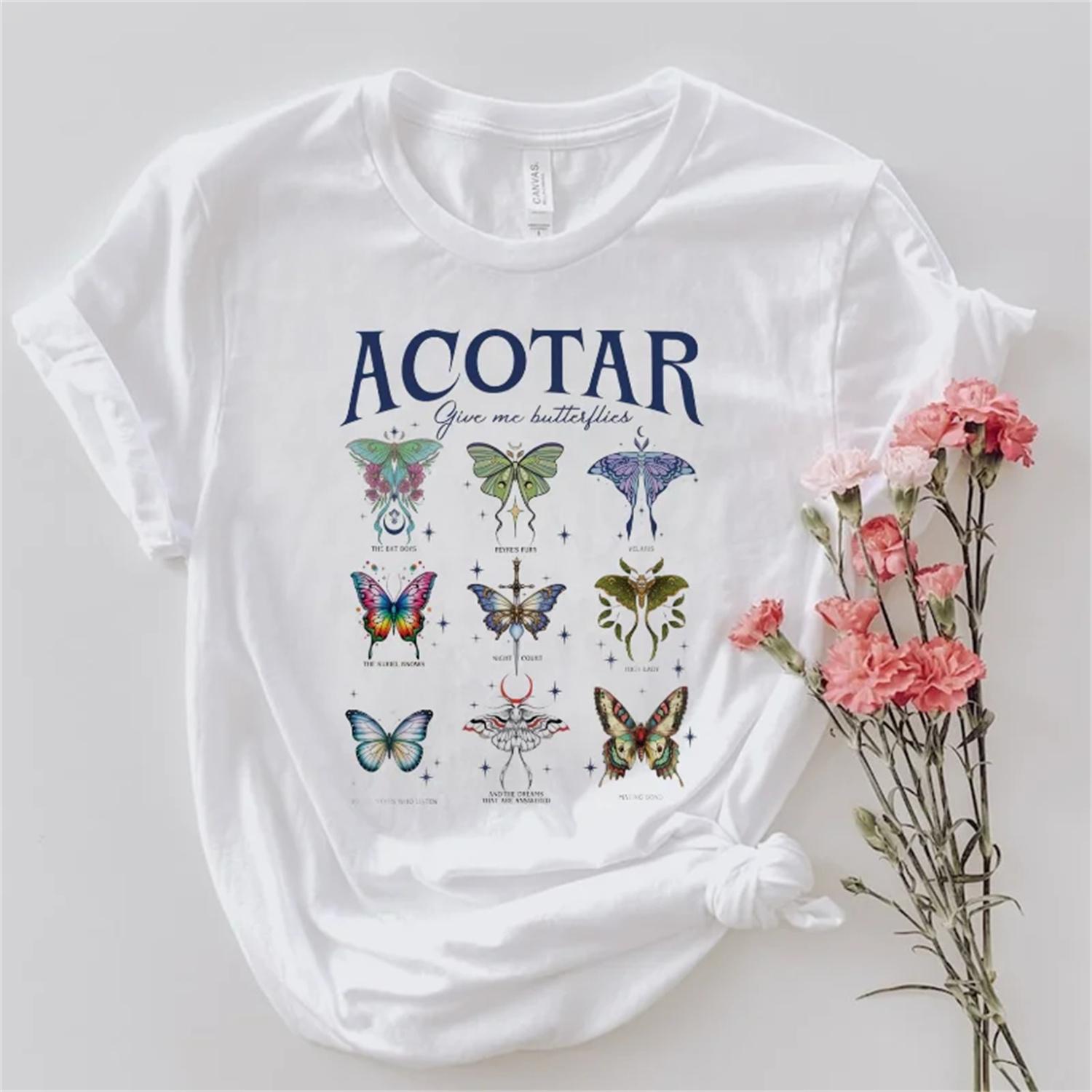 New Women s Top Short Sleeve T-Shirt Watercolor Butterfly Pattern Short Sleeve Letter Fashion Round Neck Popular Women s T-Shirt S