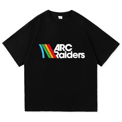 Rainbow ARC Raiders Game Print T-shirt Short Sleeve Cotton Fashion Male Tshirts Loose Casual Men Women Unisex Streetwear Men Tee