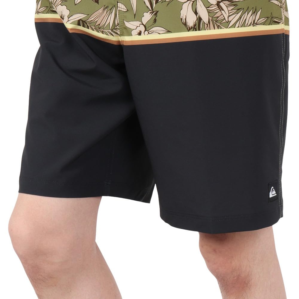 Quiksilver Amphibious Graphic & Solid Panel Print JAM Shorts