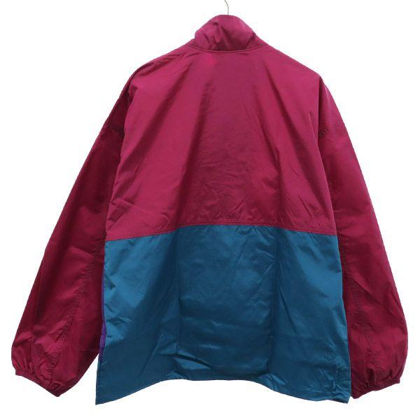 Columbia One Point Embroidery Nylon Jacket M Red X Blue Outdoors Men's Used