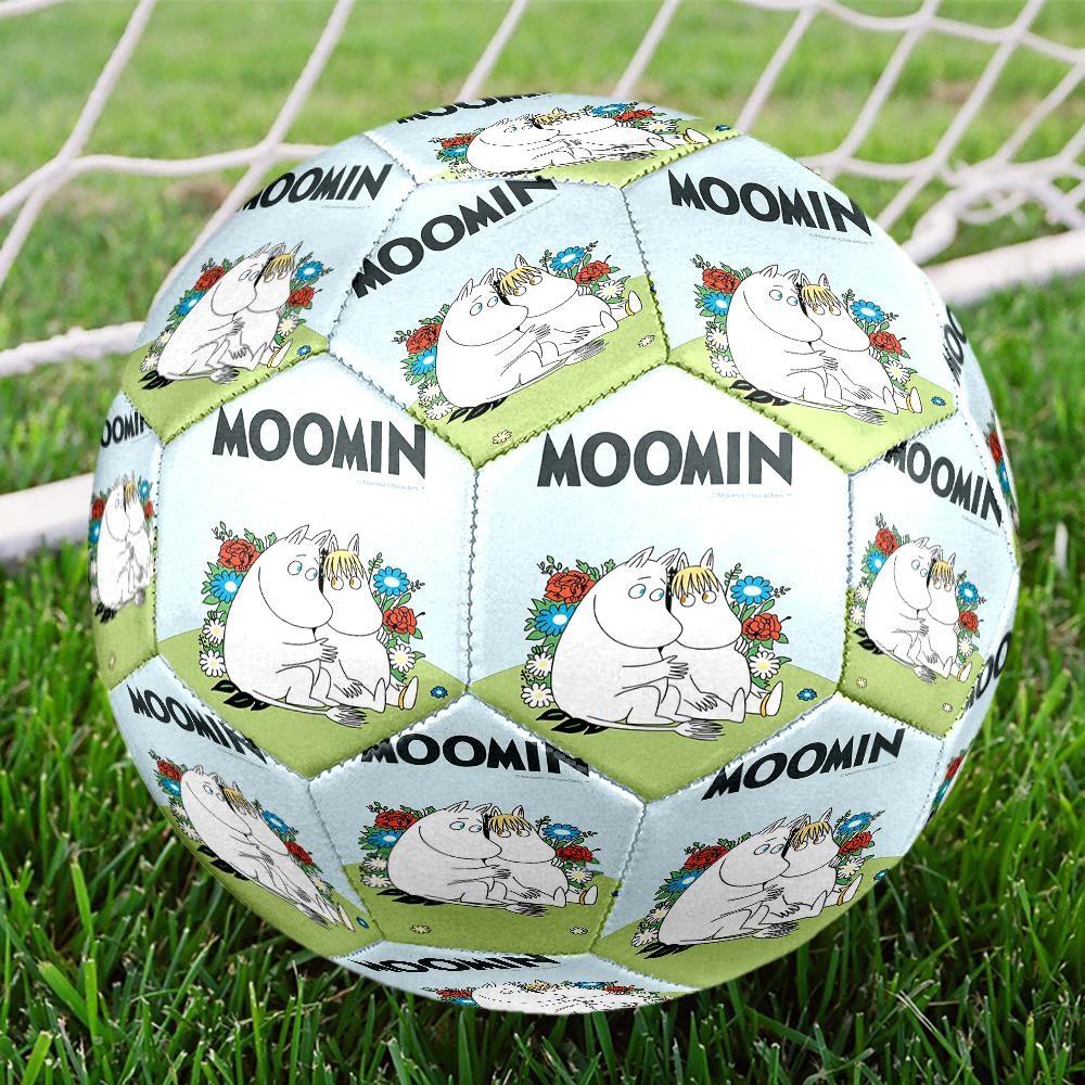 Moomin Theme Size 5 Soccer Ball, Suitable for Both Indoor and Outdoor Matches, a Gift Suitable for Everyone.