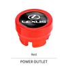 2026 Hot Interior Stickers Car Cigarette Lighter Cover DustProof Decoration Cap For Lexus RX330 IS250 Ct200h ES300h RX350 IS300h YV6