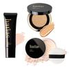 HARIAS Makeup Cushion Foundation Face Skincare (Official) 3-Piece Set (Neutral), Primer, Powder, Serum, SPF50+ Sunscreen, Tone-Up,