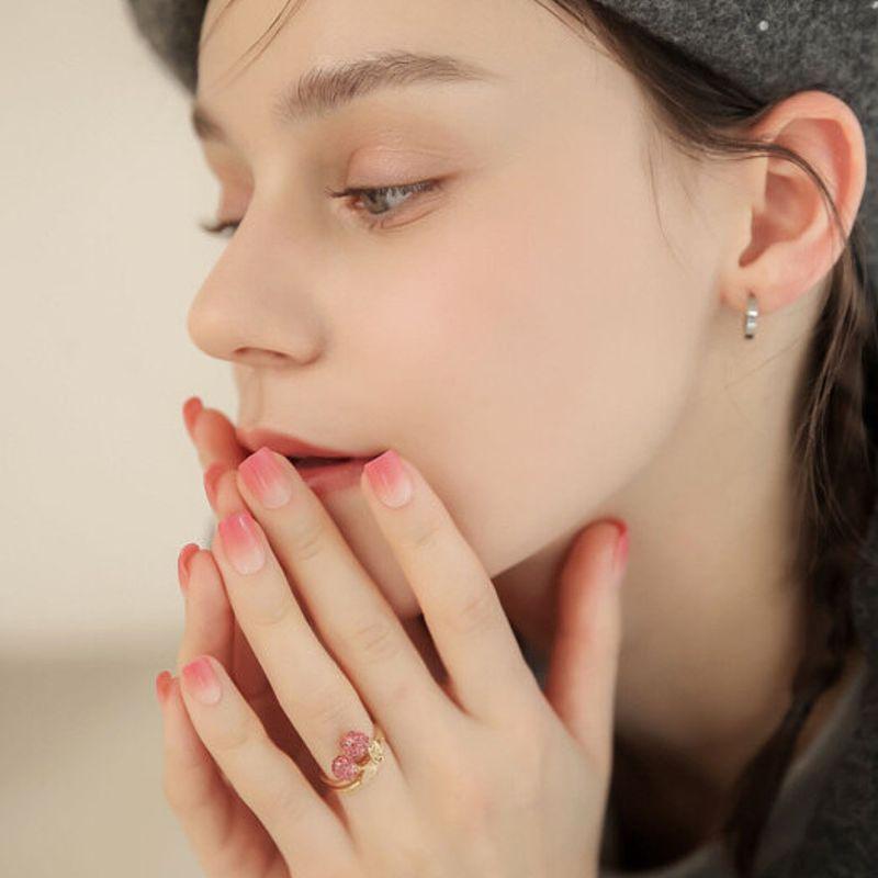 

Reusable Nail Tips Berry Aid (Regular Square)