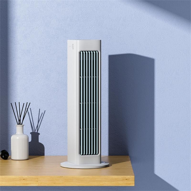 Standing Leafless Tower Fan with Remote Control Wall-mounted Bladeless Air Conditioner Fan for Office Home Use