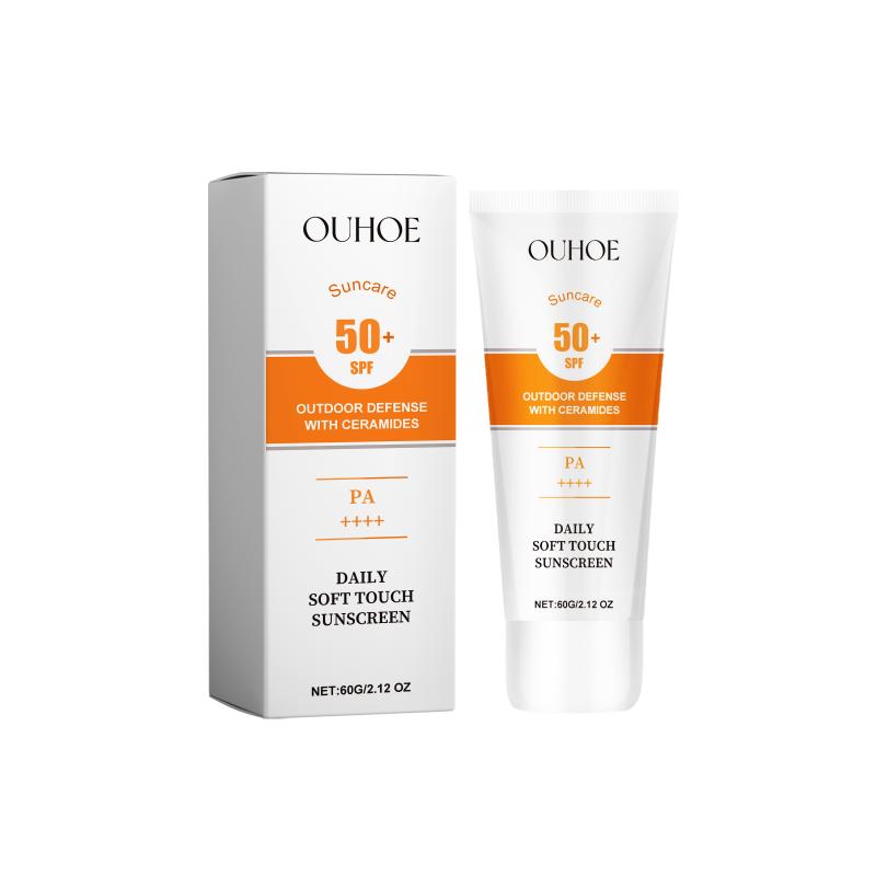 SPF 50 Sunscreen Cream Long Lasting Moisturizing Sun Block Antioxidant UV Protection Outdoor Daily Use