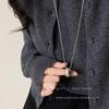 Women's Minimalist Water Drop Pendant Necklace - Versatile Autumn/Winter Fashion Long Sweater Chain