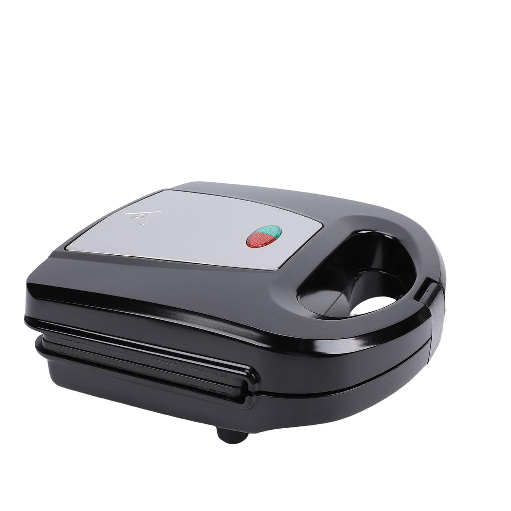 Waffle Maker Stainless Steel Nonstick Portable Electric Waffle Iron Breakfast Machine for Home Snacks Black