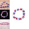 Eye-catching England Flag Wreath With Bright And Colorful Silk Flowers
