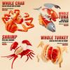 Kids's Kitchen Toy Set Simulated Fun Fruit Cutting Seafood Set Pumpkin Storage Box Detachable Large Capacity Halloween Gifts