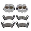 1 Paar Bremssättel Set mit Bremsbelägen 1911284 Links Rechts Ersatz für Polaris RZR 1000 XP XP